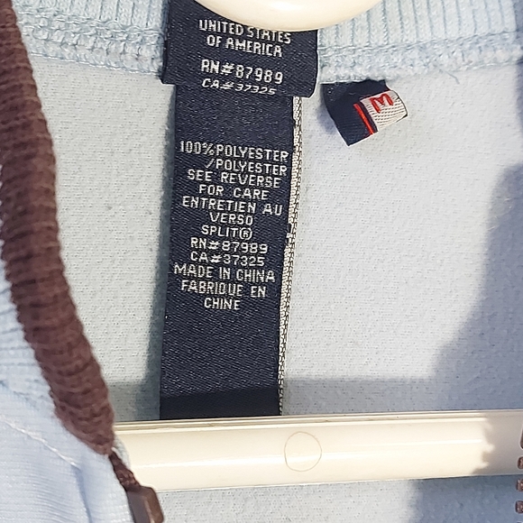 Vintage 90s Split Inc. Retro Satin Blue Lightweight Varsity Style Jacket, Medium - Picture 7 of 7